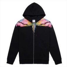 画像1: MARCELO BURLON Wings Zip Hoodie (ジップパーカー) (1)