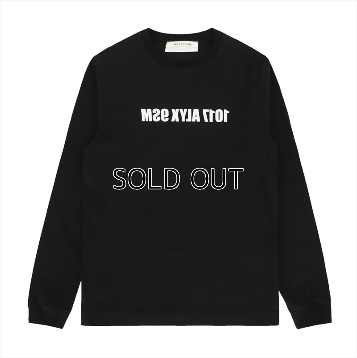 画像1: 1017 ALYX 9SM Mirrored Logo L/S Tee (ロングTシャツ) (1)