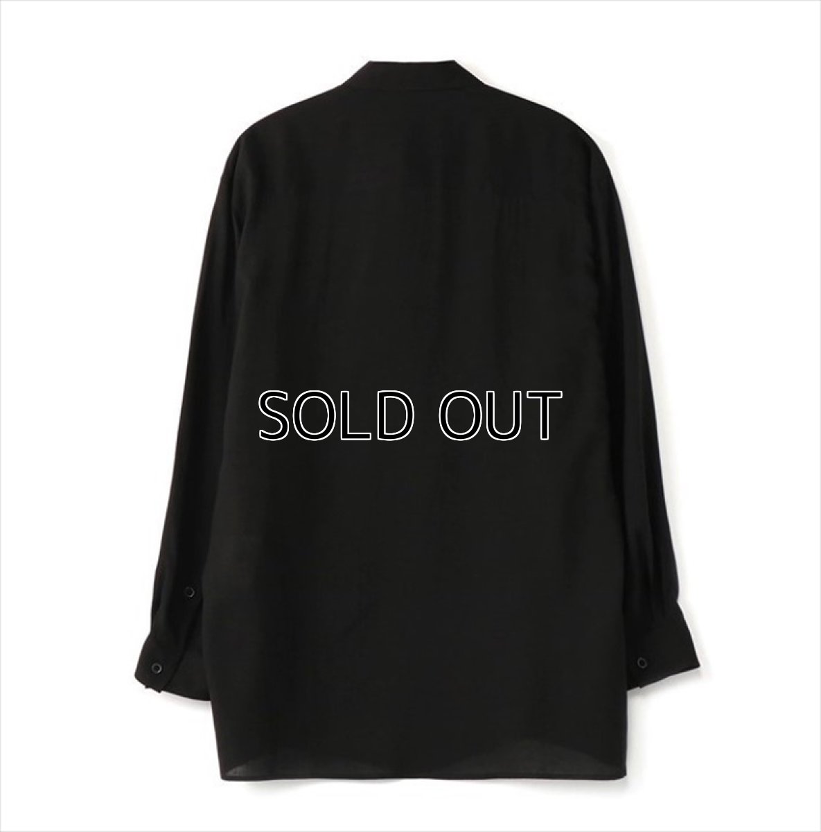 画像2: YOHJI YAMAMOTO Tencel Lawn Short Blouse (2)