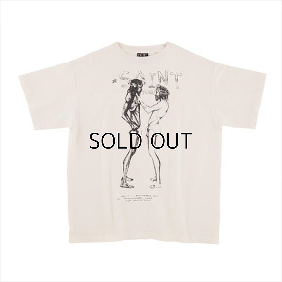 画像1: ©SAINT Mxxxxxx x Denim Tears S/S Tee White (Tシャツ) (1)