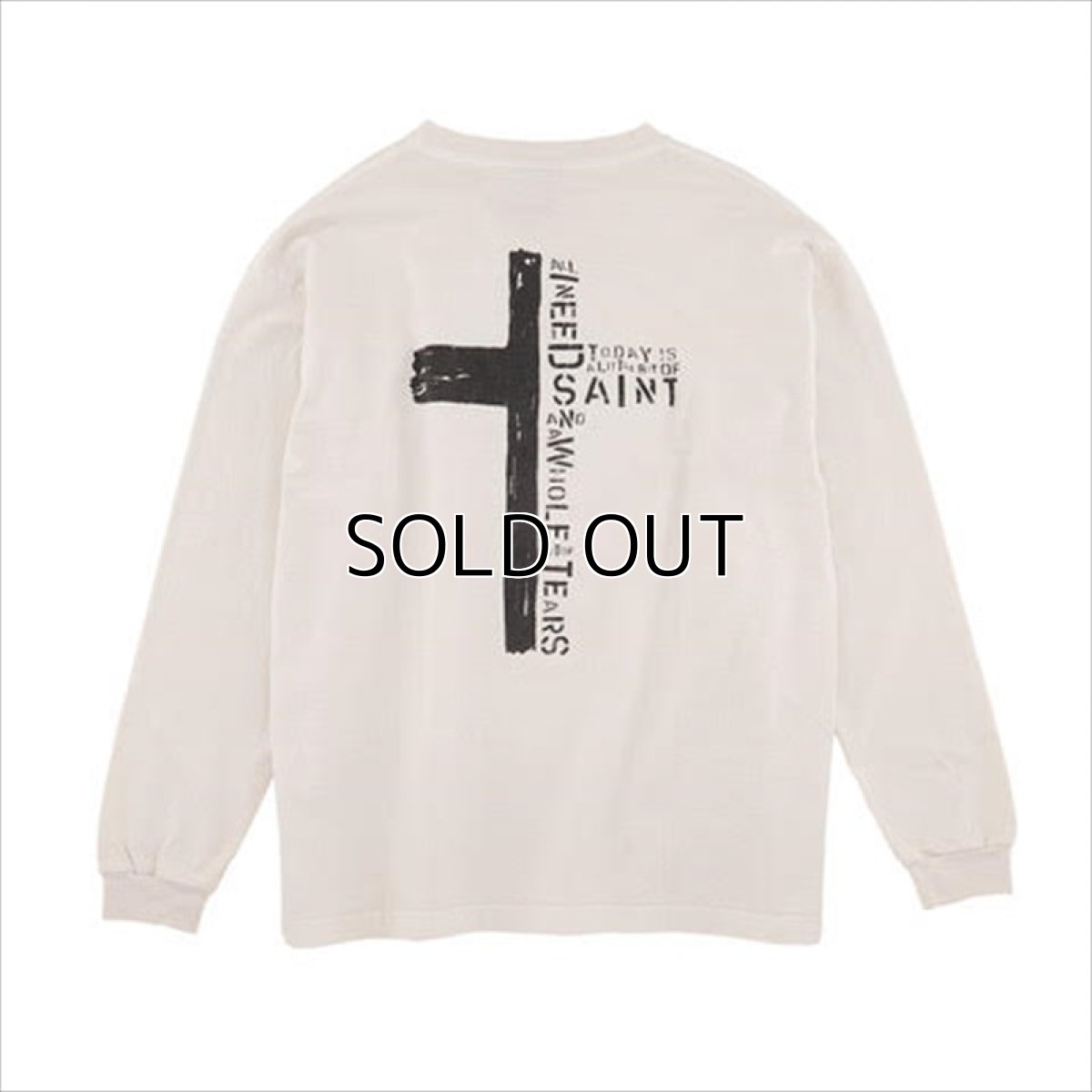画像2: ©SAINT Mxxxxxx x Denim Tears L/S Tee White (ロングスリーブTシャツ) (2)