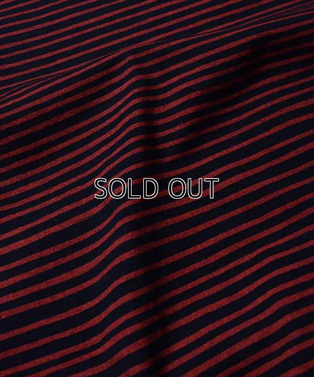 画像4: MINEDENIM H.Drawing Micro Border L/S T-Shirt (ボーダーロングTシャツ) (4)