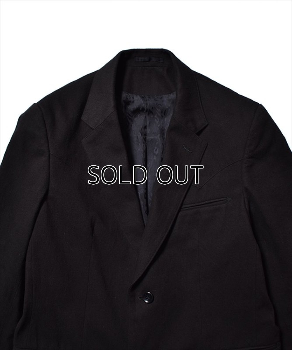 画像3: MINEDENIM F.Black Flannel Denim Western JKT (テーラードジャケット) (3)