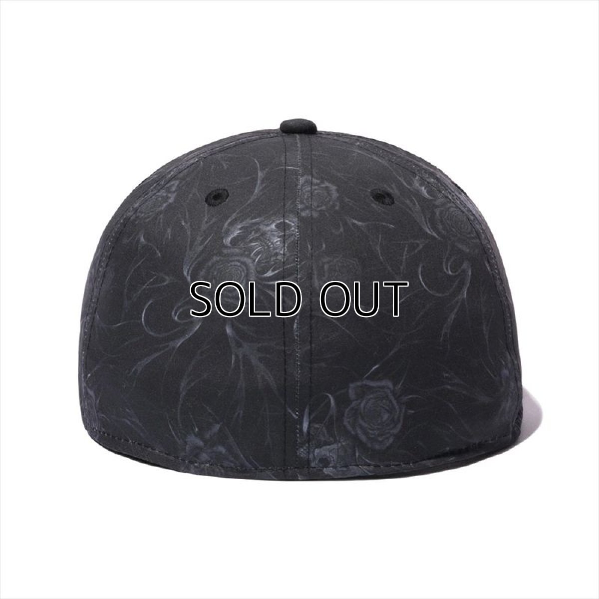 画像4: YOHJI YAMAMOTO x NEW ERA 59FIFTY Cap 2021SS Transcription Print Skull Rose (4)