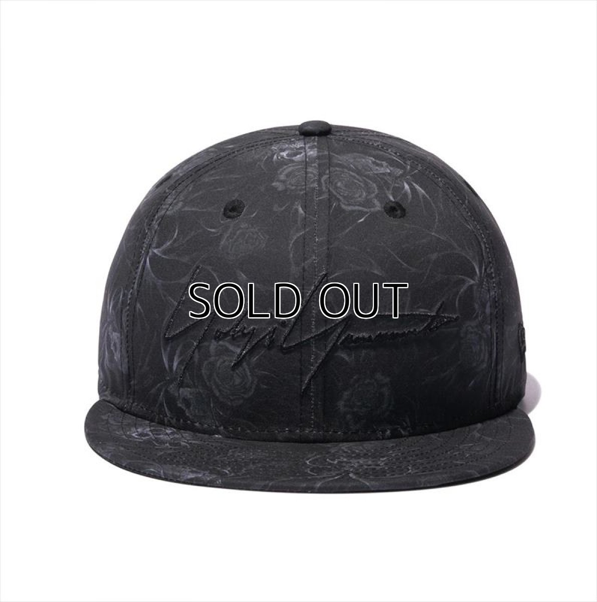 画像2: YOHJI YAMAMOTO x NEW ERA 59FIFTY Cap 2021SS Transcription Print Skull Rose (2)
