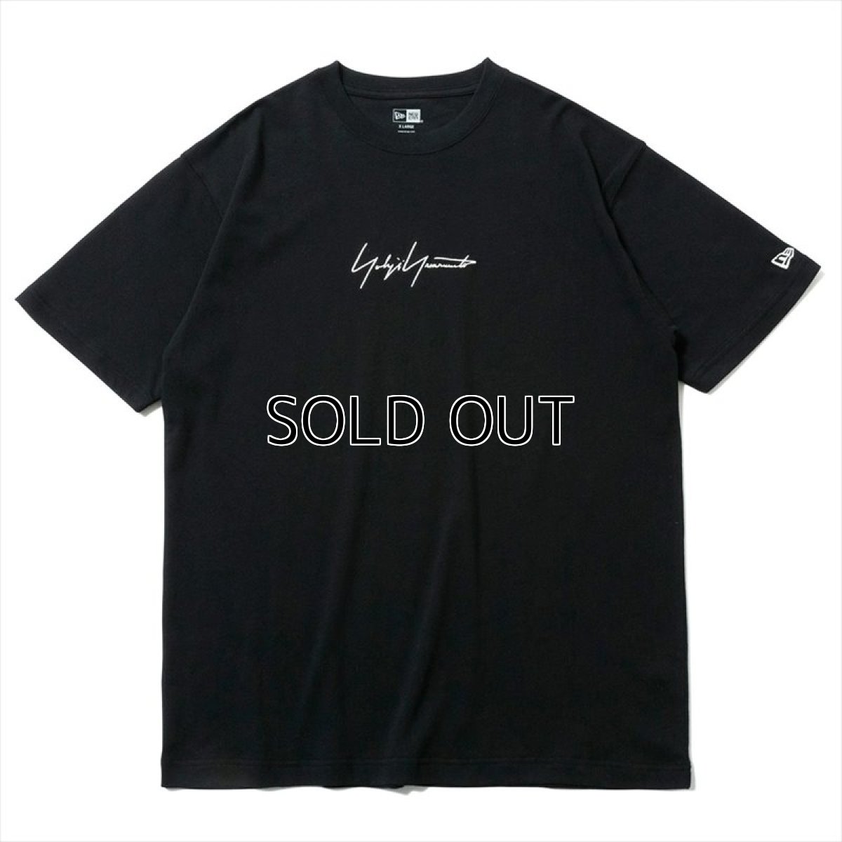 画像1: YOHJI YAMAMOTO x NEW ERA T-shirt 2021SS Signature Logo (Tシャツ) (1)