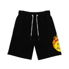 画像1: PALM ANGELS Burning Head Sweat Shorts (1)