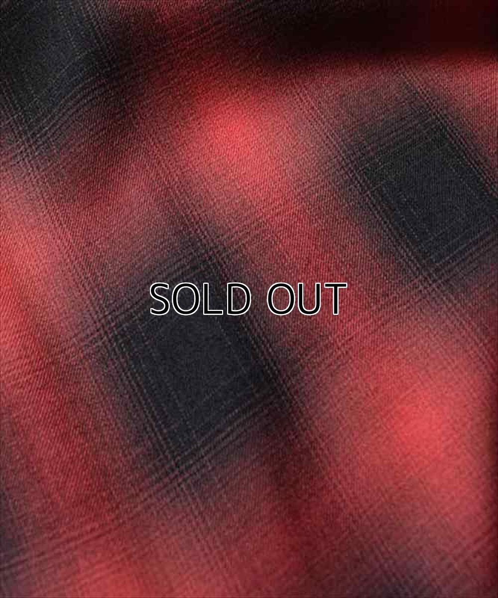 画像4: MINEDENIM x CDL Rayon Ombre Check Loose Work Shirt (チェックシャツ) (4)