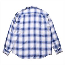 画像3: MINEDENIM x CDL Rayon Ombre Check Loose Work Shirt (チェックシャツ) (3)