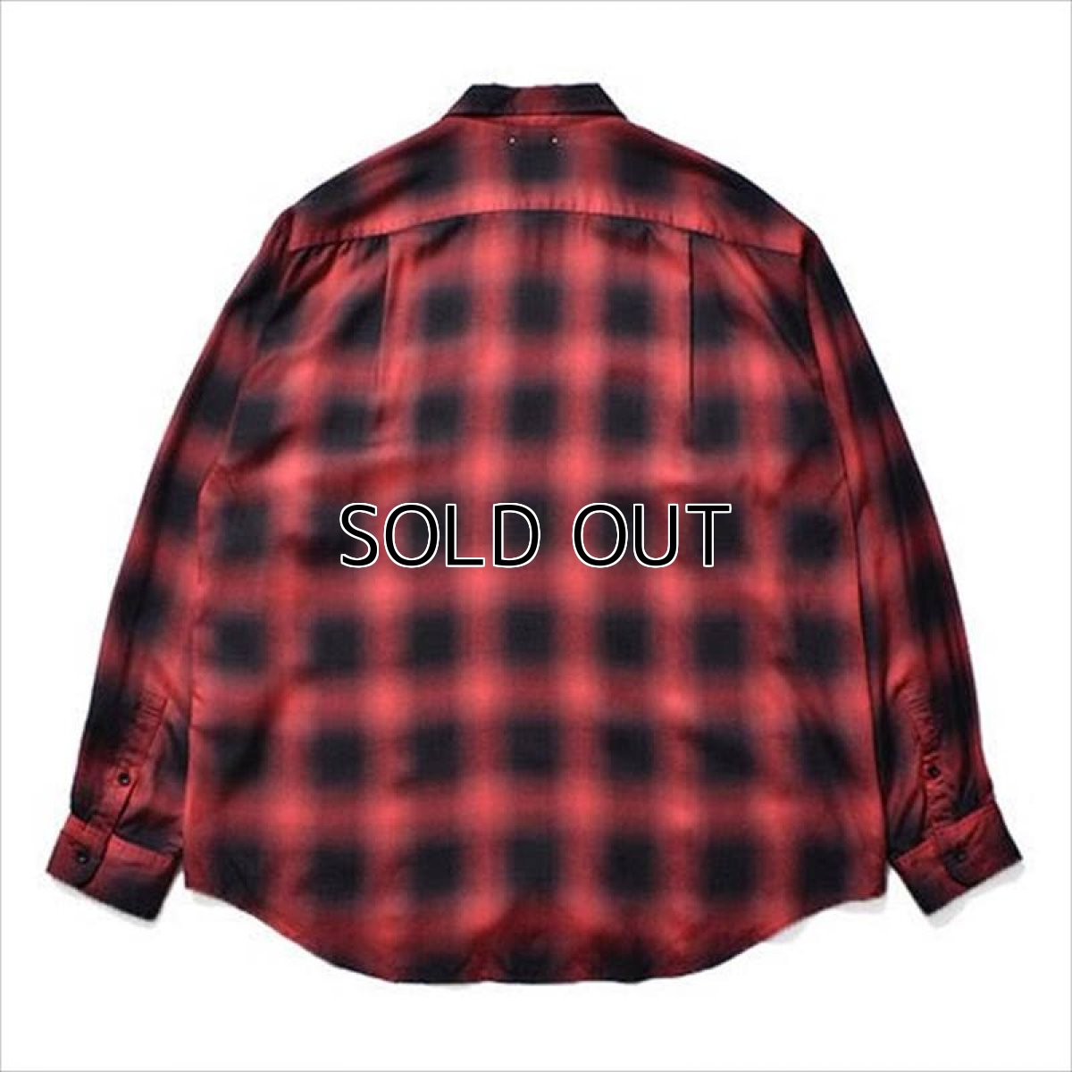画像3: MINEDENIM x CDL Rayon Ombre Check Loose Work Shirt (チェックシャツ) (3)