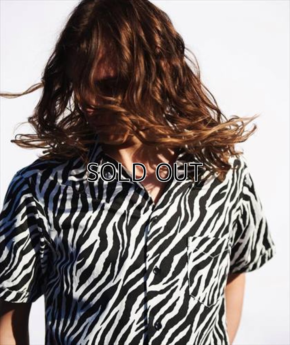 画像4: MINEDENIM Zeebra Denim S/S Open Collar Shirt (ゼブラシャツ) (4)