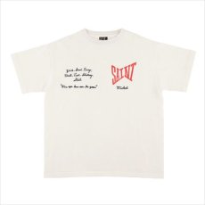 画像1: ©SAINT Mxxxxxx S/S Tee Logo Emb White (Tシャツ) (1)