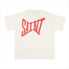 画像2: ©SAINT Mxxxxxx S/S Tee Logo Emb White (Tシャツ) (2)