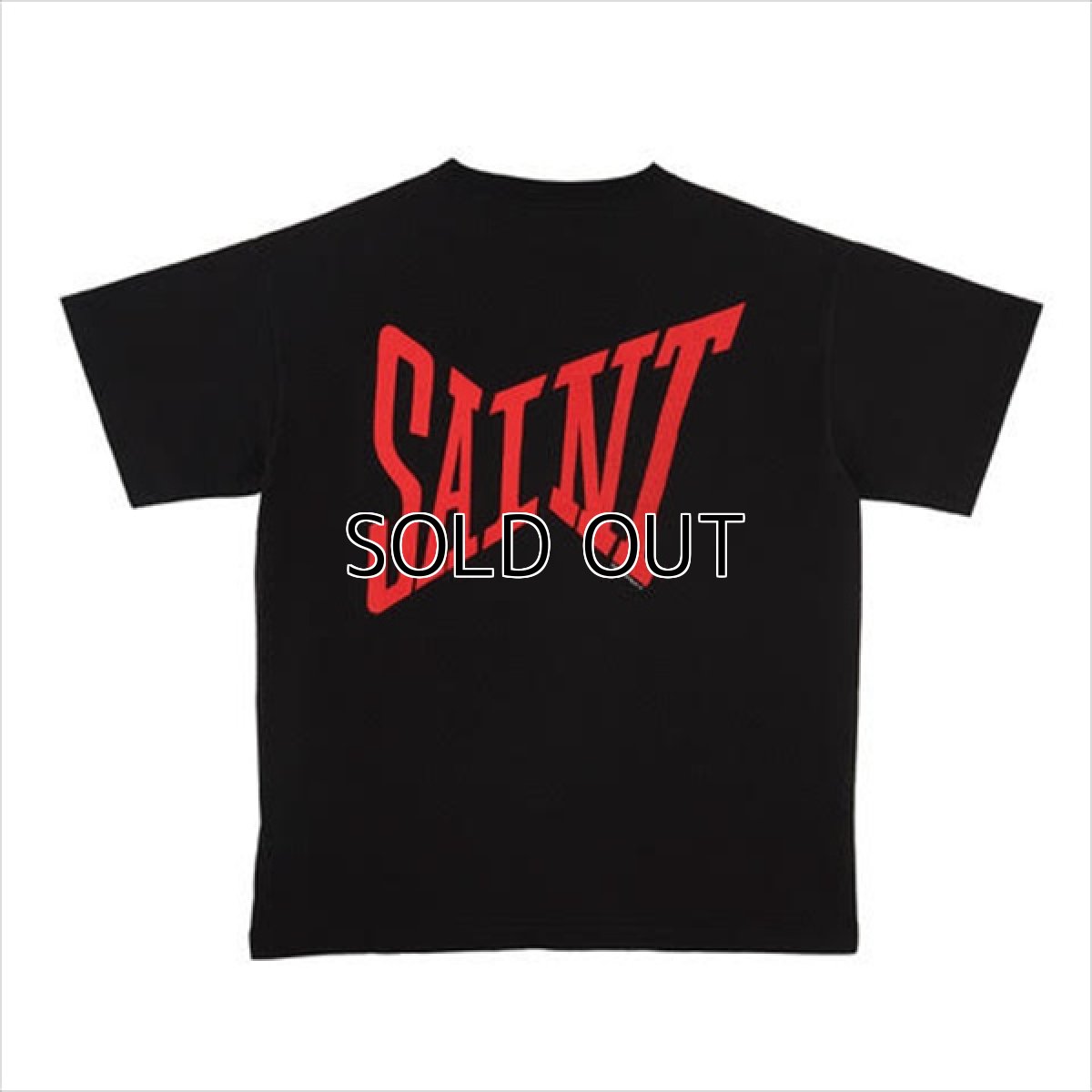 画像2: ©SAINT Mxxxxxx S/S Tee Logo Emb Black (Tシャツ) (2)