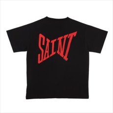 画像2: ©SAINT Mxxxxxx S/S Tee Logo Emb Black (Tシャツ) (2)