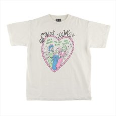 画像1: ©SAINT Mxxxxxx T-Shirt Heart White (Tシャツ) (1)