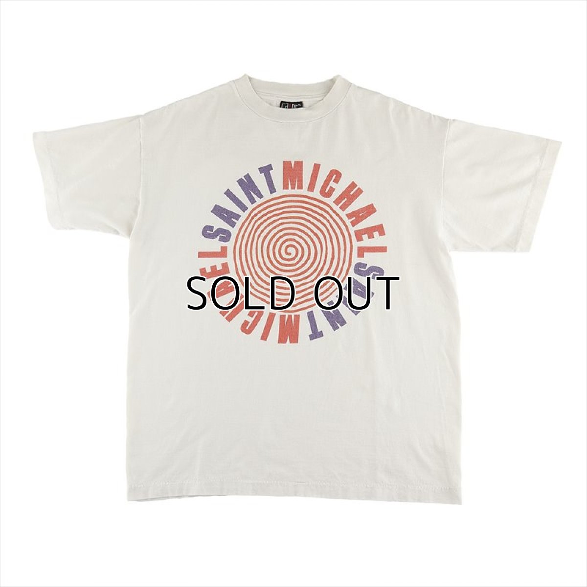 画像1: ©SAINT Mxxxxxx T-Shirt Circle White (Tシャツ) (1)