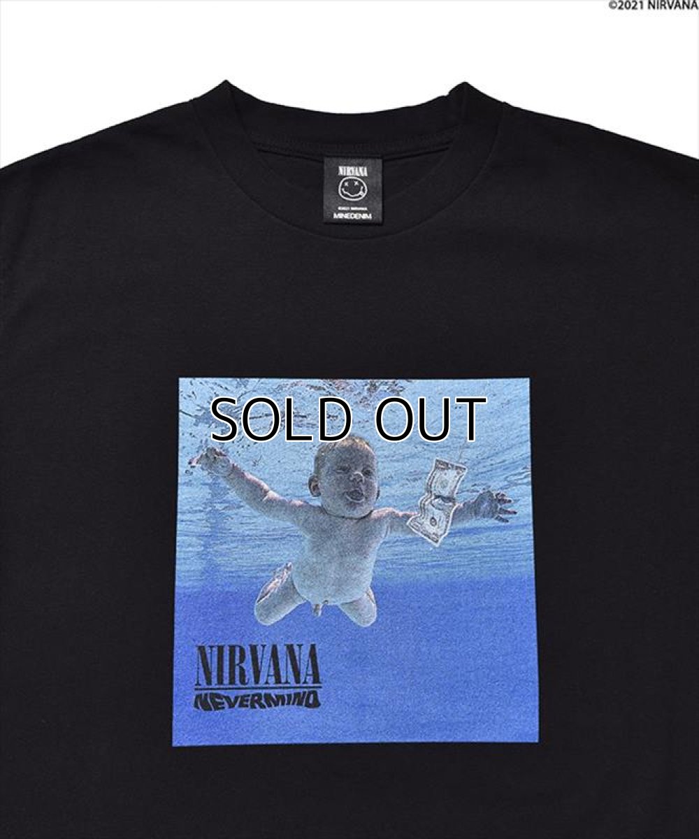 画像2: MINEDENIM Nirvana "NEVERMIND" Tee (Tシャツ) (2)