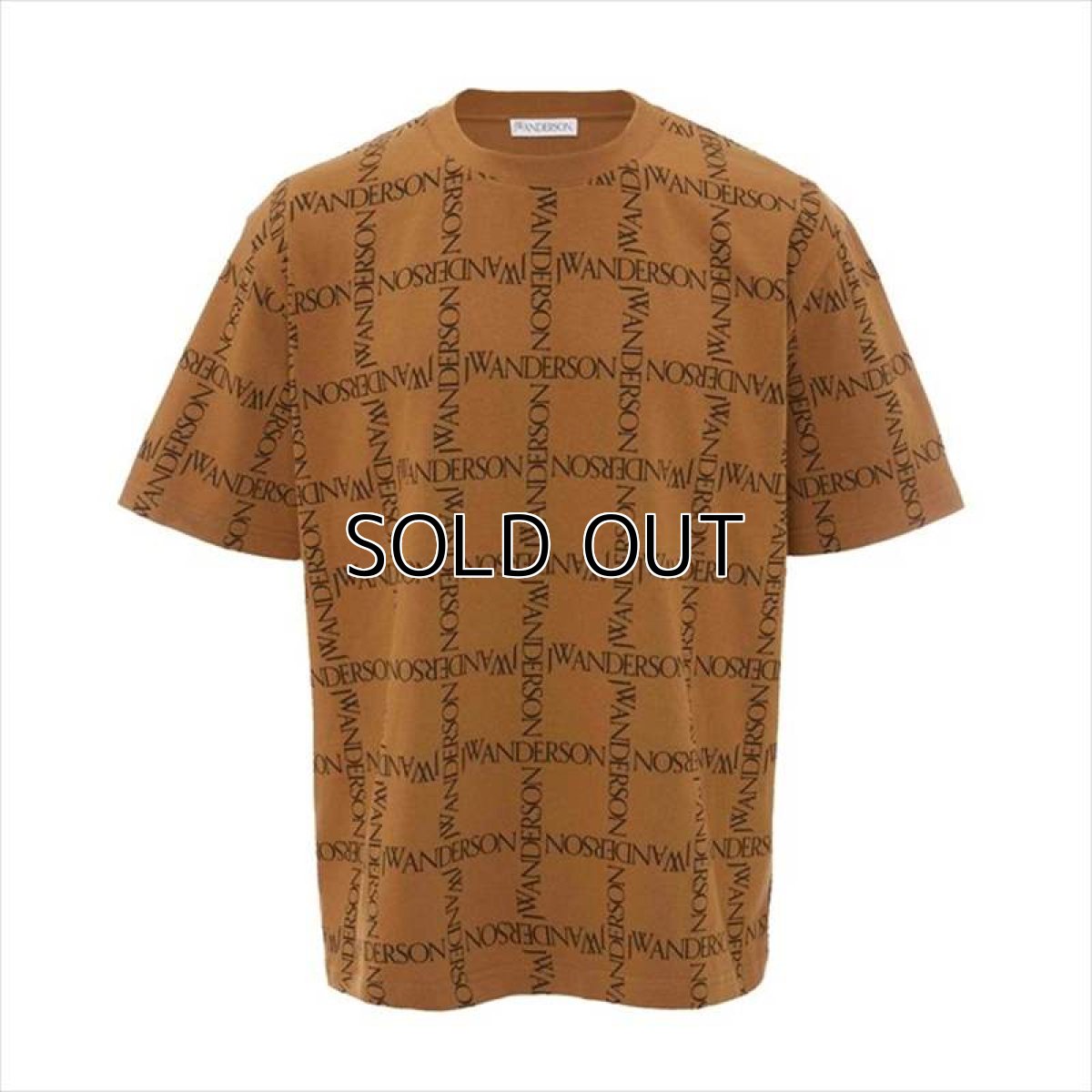 画像1: JW ANDERSON Oversize Logo Grid All Over T-Shirt (Tシャツ) (1)