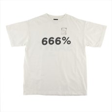 画像1: ©SAINT Mxxxxxx T-Shirt 666% White (Tシャツ) (1)