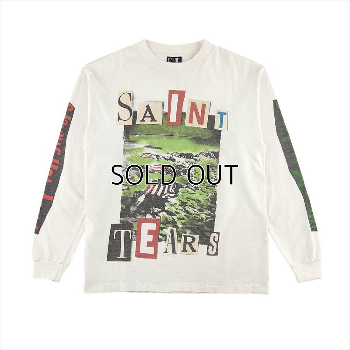 画像1: ©SAINT Mxxxxxx x DENIM TEARS L/S T-Shirt Landscape White (ロングスリーブTシャツ) (1)