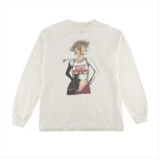 画像1: ©SAINT Mxxxxxx L/S T-Shirt Punkgirl White (ロングスリーブTシャツ) (1)