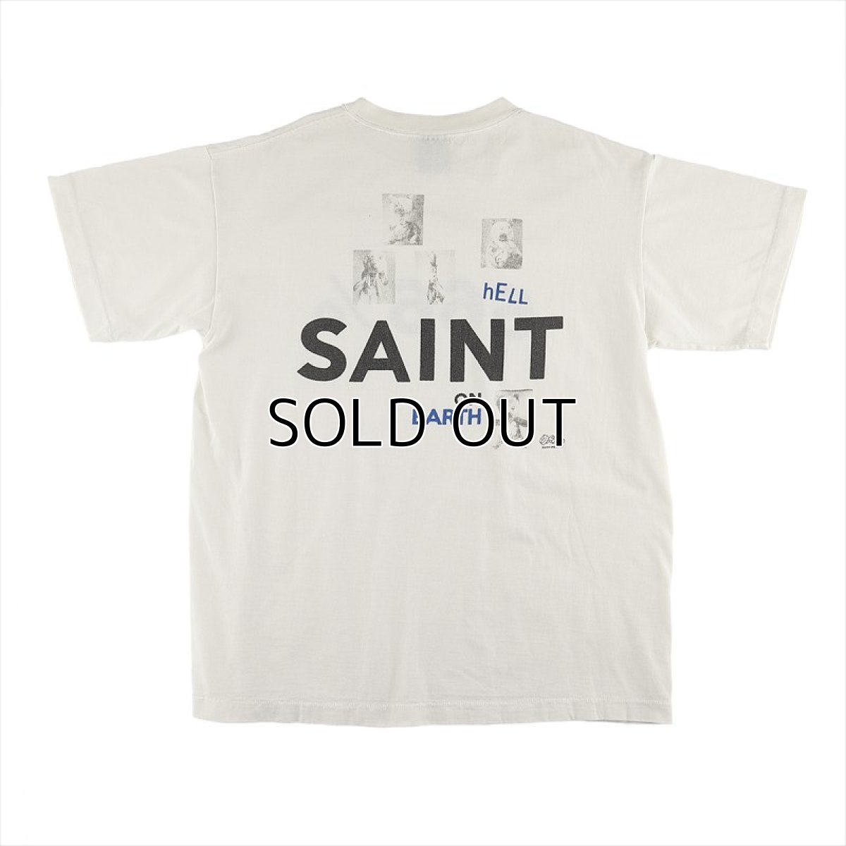 画像2: ©SAINT Mxxxxxx T-Shirt 666% White (Tシャツ) (2)