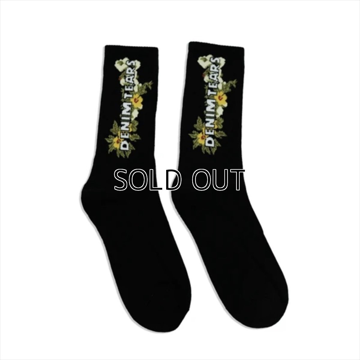 画像1: DENIM TEARS Floral Logo Socks (1)