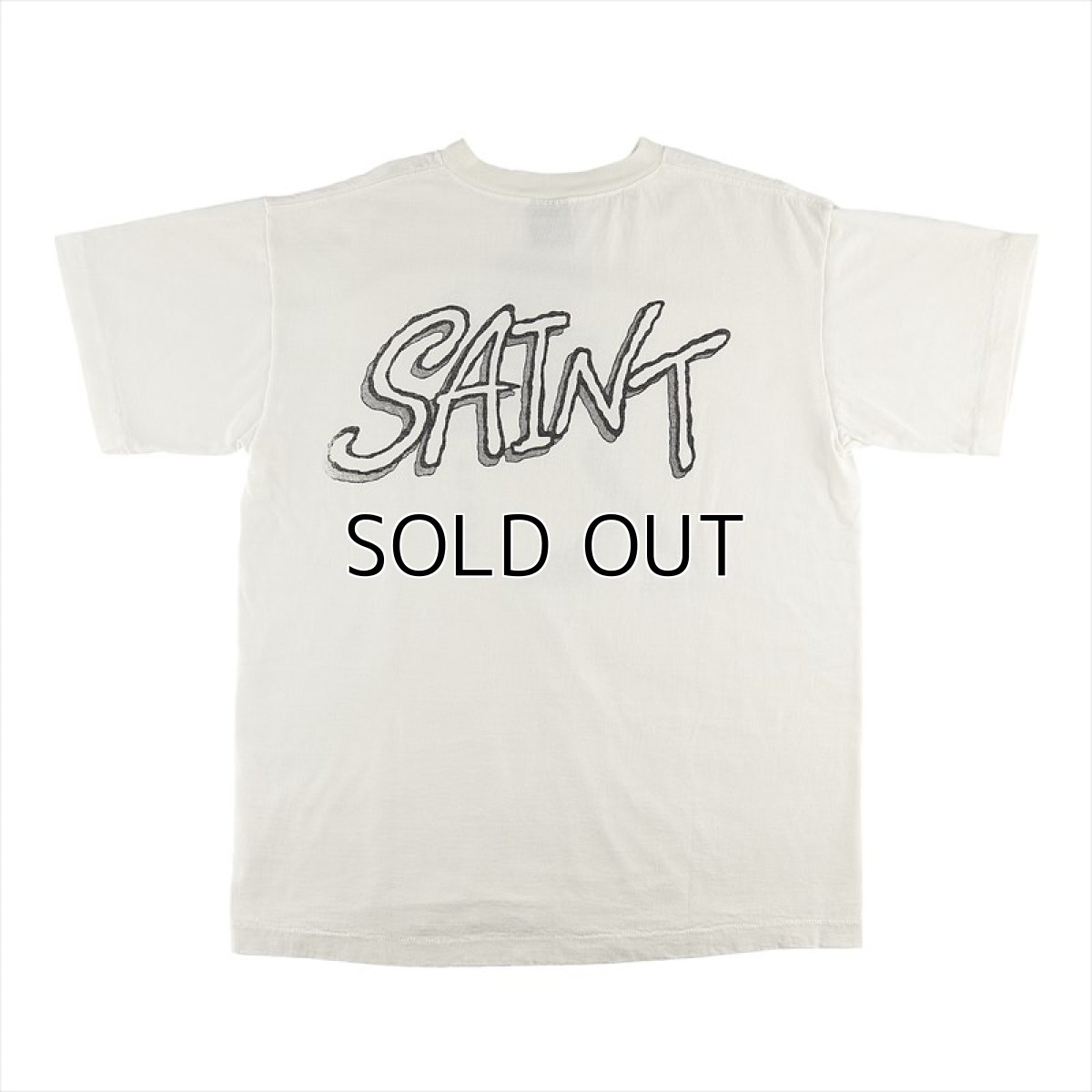 画像2: ©SAINT Mxxxxxx T-Shirt 聖人 White (Tシャツ) (2)