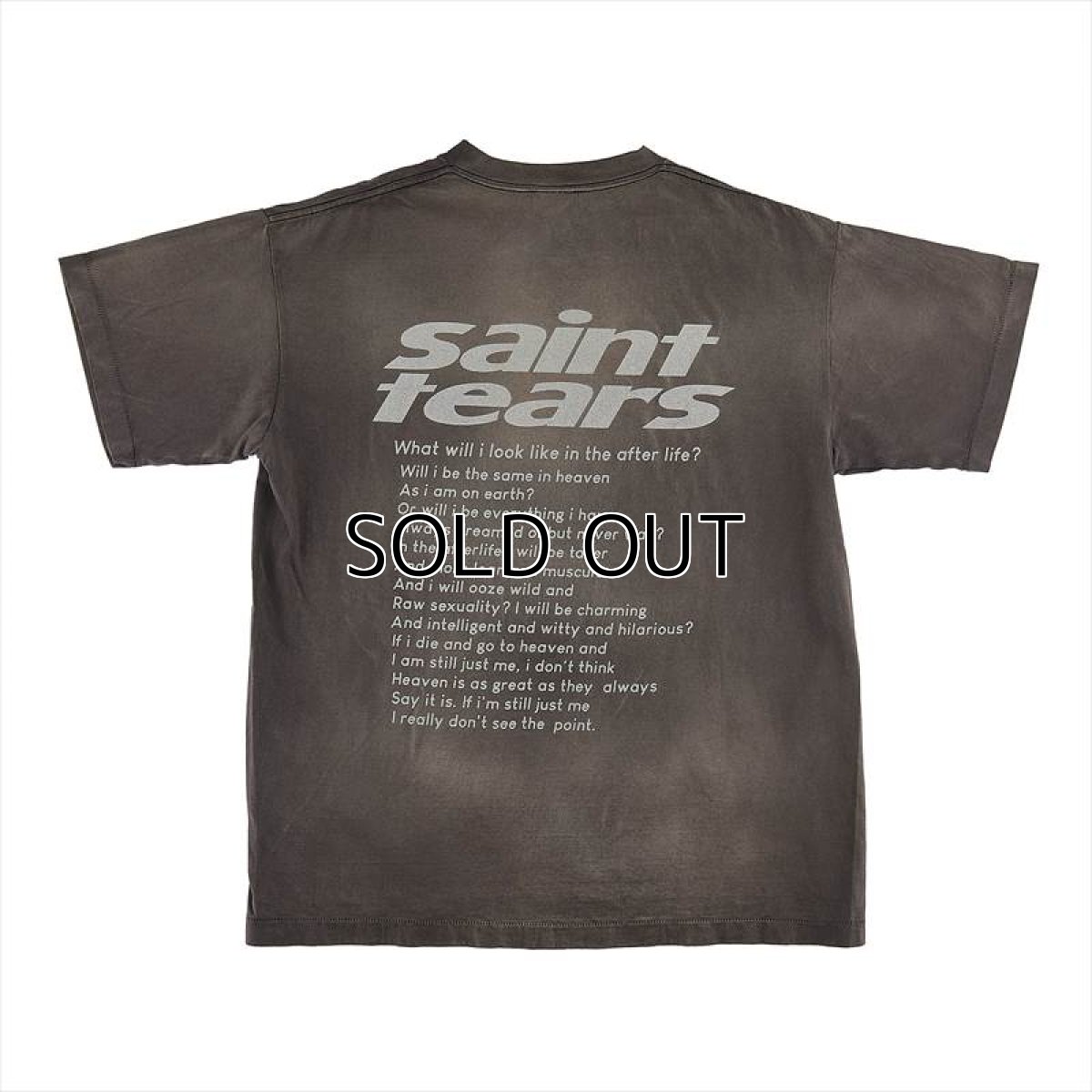 画像2: ©SAINT Mxxxxxx x DENIM TEARS T-Shirt Yes Black (Tシャツ) (2)