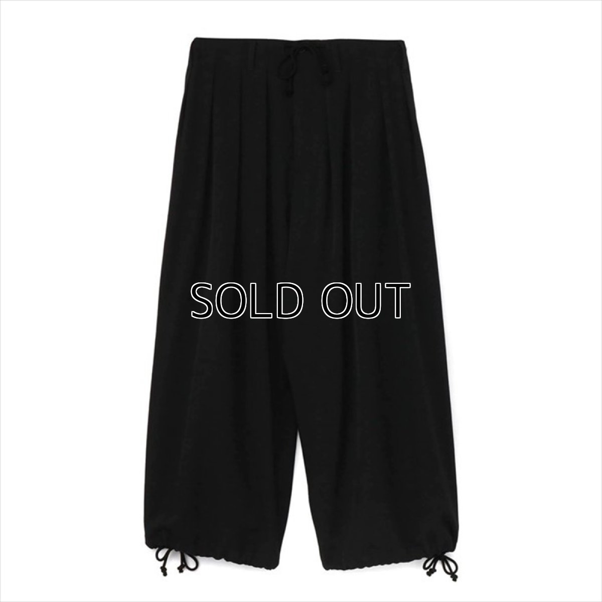 画像1: YOHJI YAMAMOTO W/Gabardine Regular Balloon Pants (1)