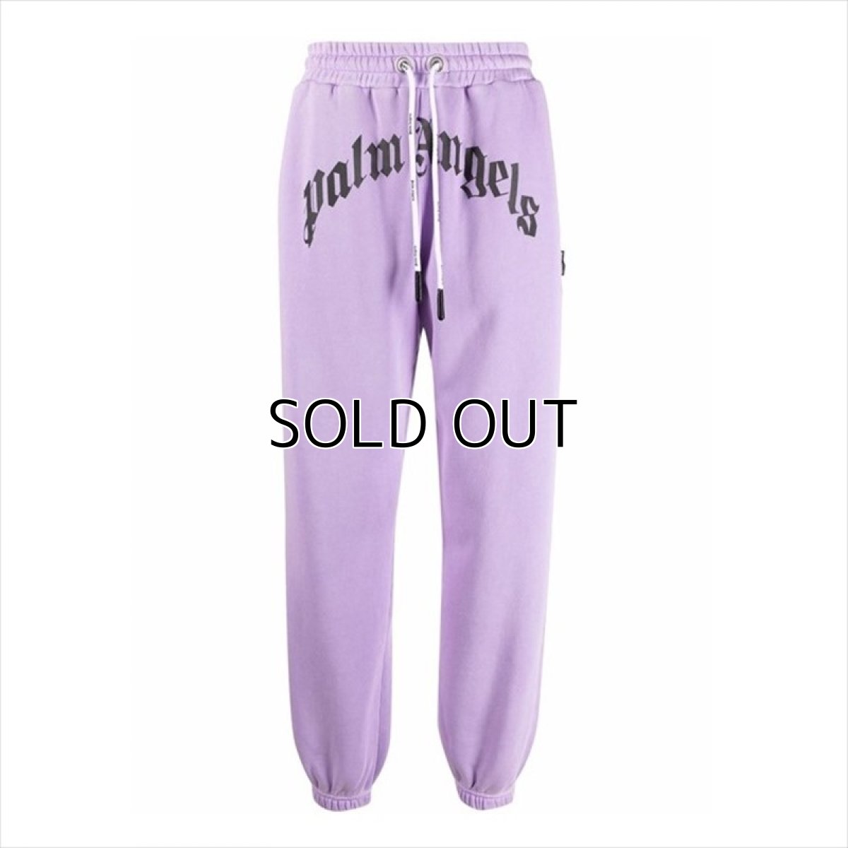 画像1: PALM ANGELS GD Curved Logo Sweat Pants (1)