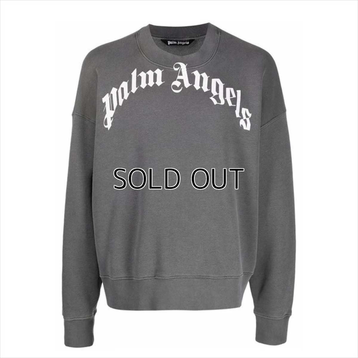 画像1: PALM ANGELS GD Curved Logo Crew Sweat (1)