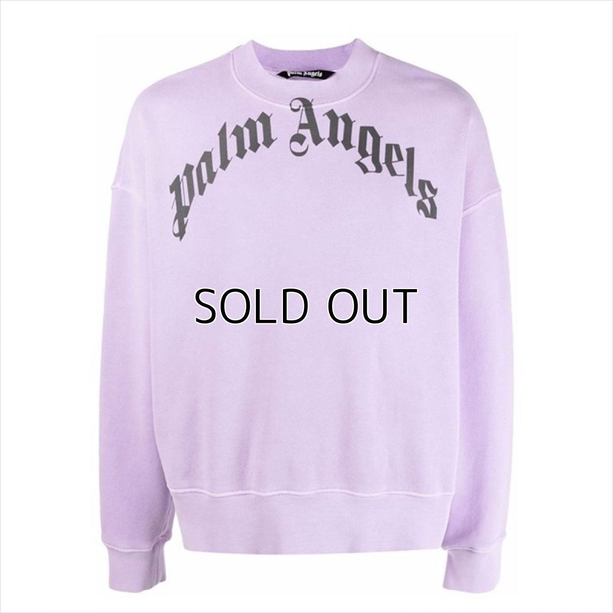 画像1: PALM ANGELS GD Curved Logo Crew Sweat (1)