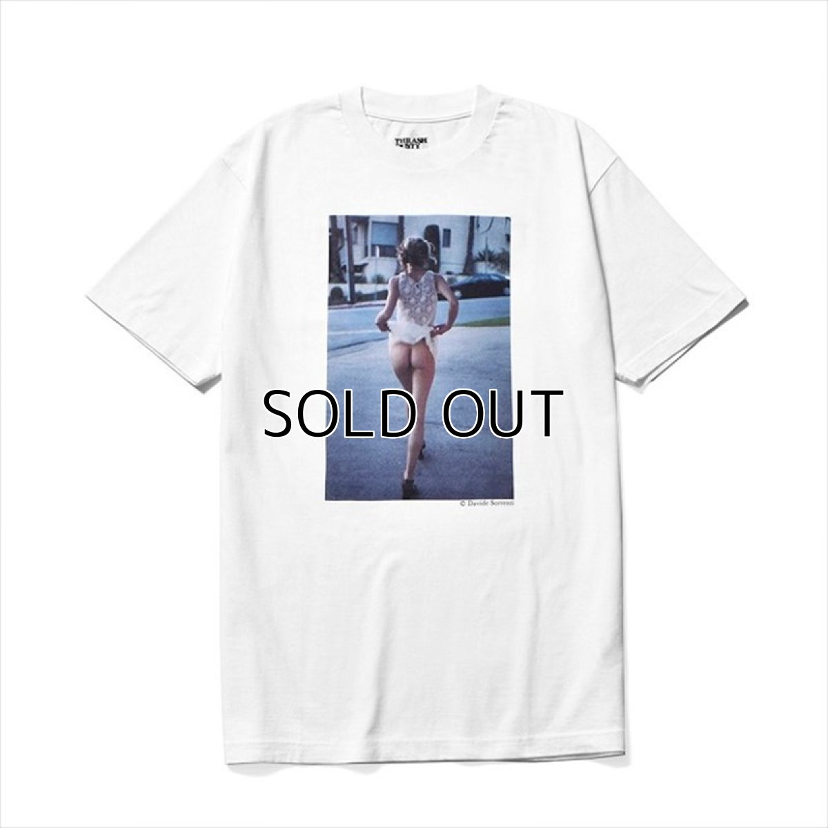 画像1: Stie-lo x Davide Sorrenti Jaime Flashing Bum T-Shirt (Tシャツ) (1)