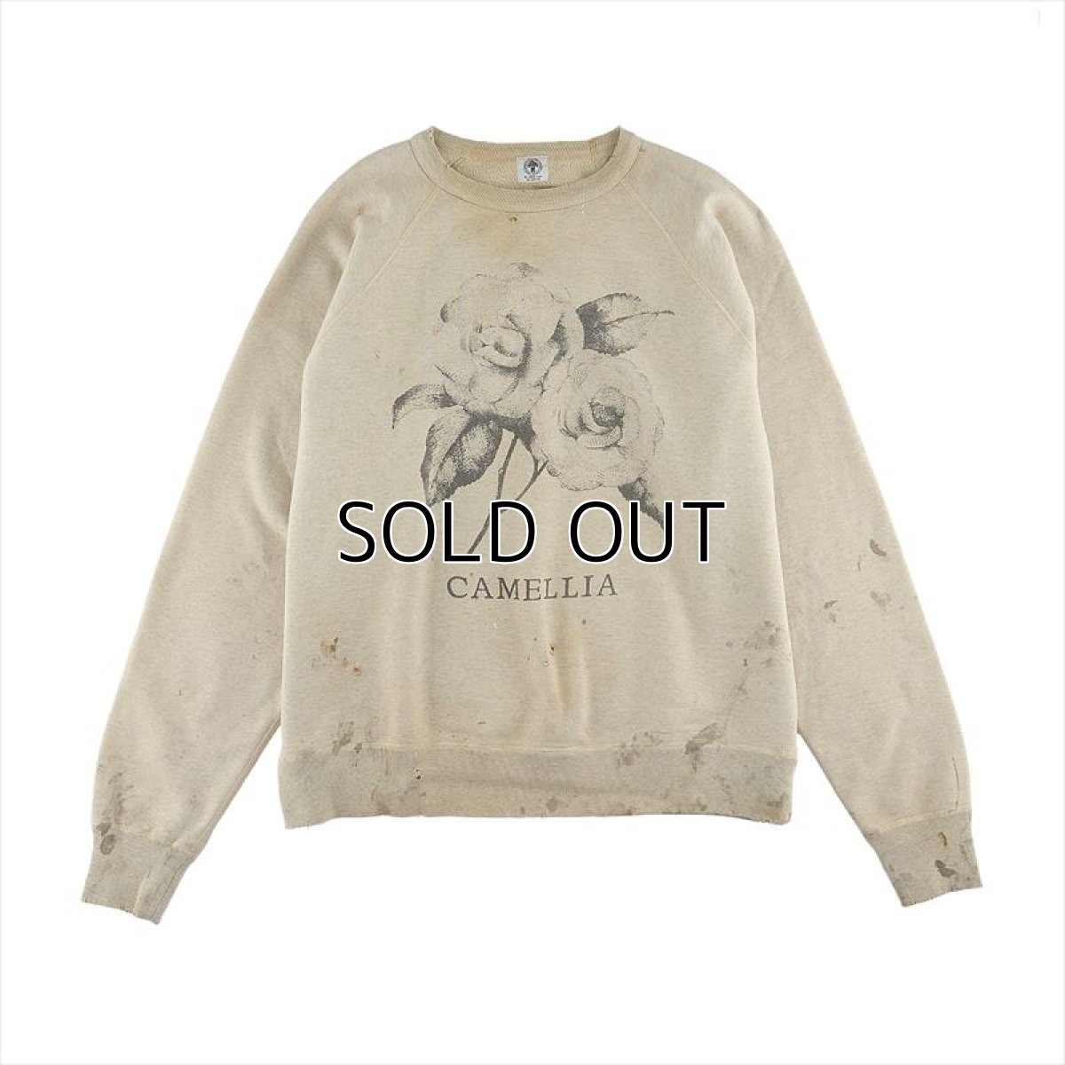 画像1: ©SAINT Mxxxxxx Raglan Sweat Shirt Camellia Gray (スウェット) (1)