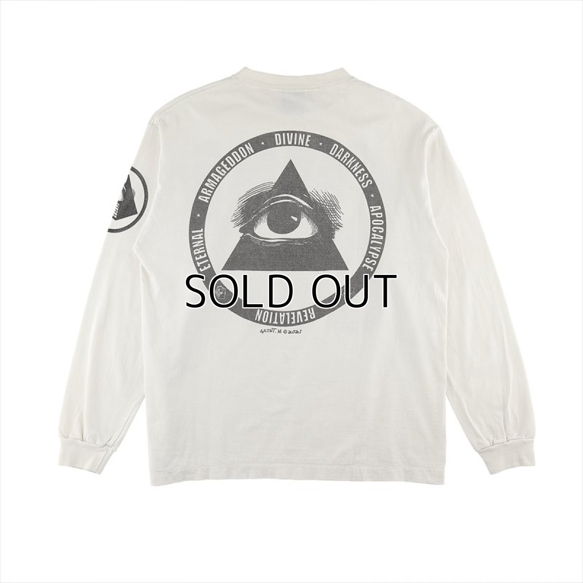 画像2: ©SAINT Mxxxxxx L/S T-Shirt SIN White (ロングスリーブTシャツ) (2)