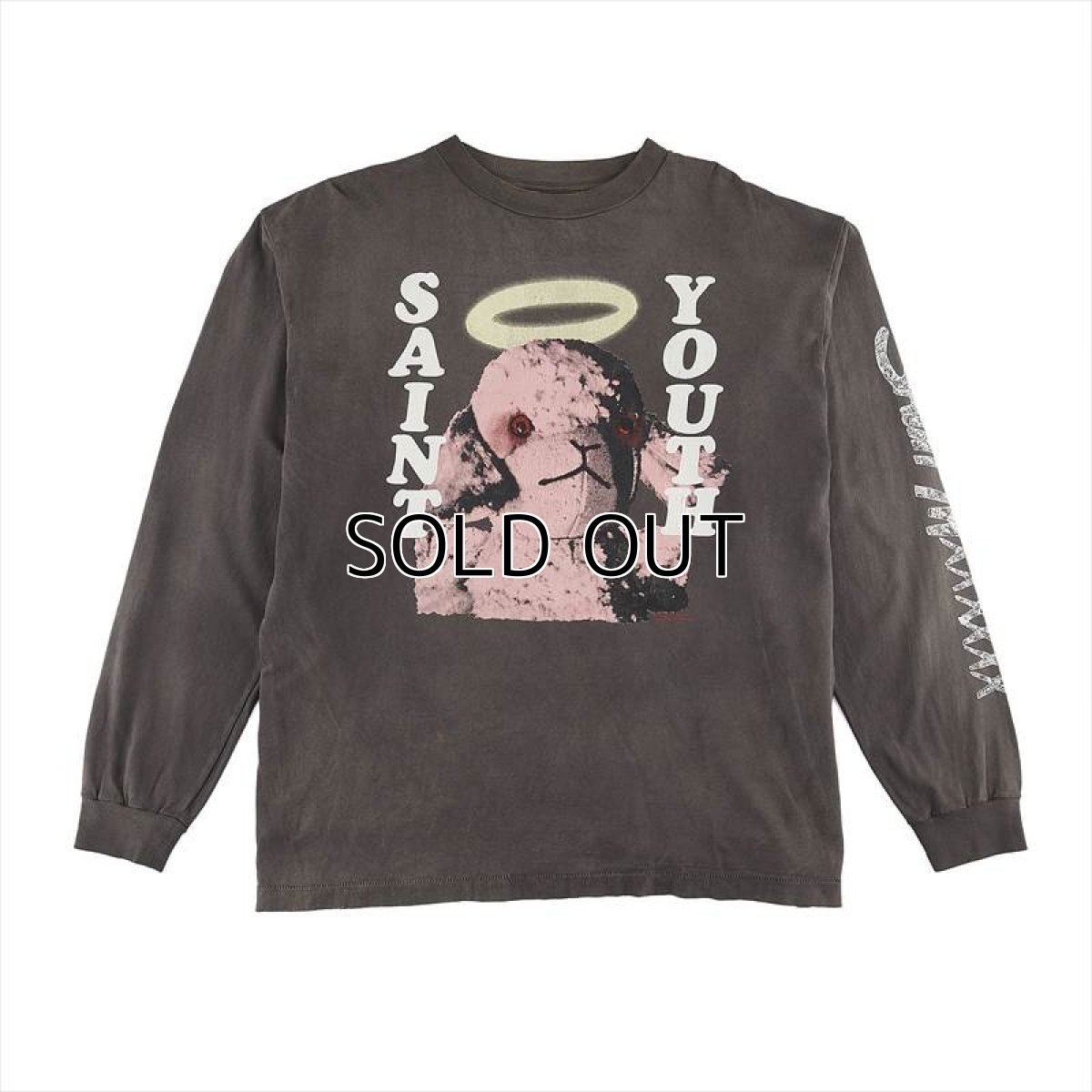 画像1: ©SAINT Mxxxxxx L/S T-Shirt Pinksheep Black (ロングスリーブTシャツ) (1)
