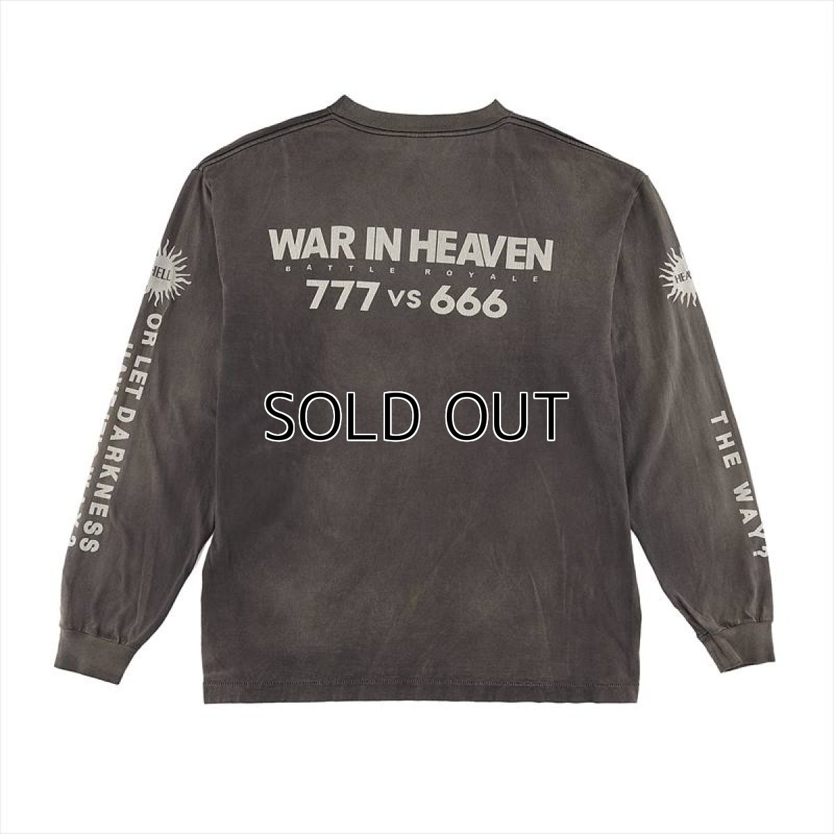 画像2: ©SAINT Mxxxxxx L/S T-Shirt Eyes W.I.H Black (ロングスリーブTシャツ) (2)