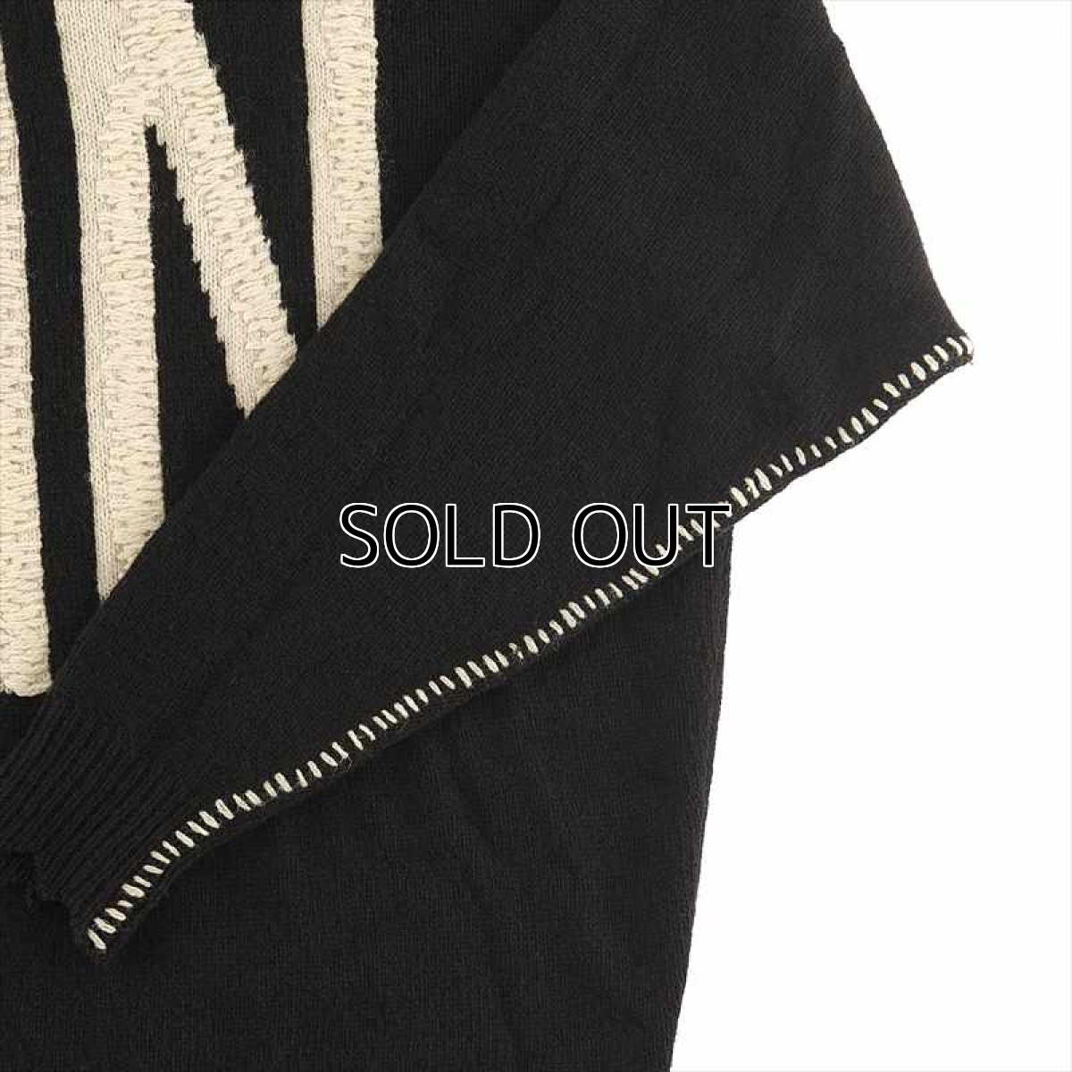 画像3: ©SAINT Mxxxxxx Wool Sweater SIN Black (セーター) (3)