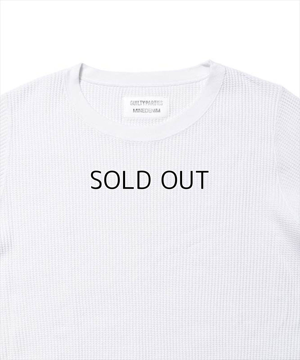 画像2: MINEDENIM x WACOKO MARIA Crew Neck Thermal L/S T-Shirt (サーマルロングTシャツ) (2)