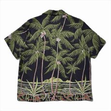 画像2: WACOKO MARIA x MINEDENIM Palm Tree Hawaian Shirt (ハワイアンシャツ) (2)