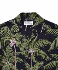 画像3: WACOKO MARIA x MINEDENIM Palm Tree Hawaian Shirt (ハワイアンシャツ) (3)