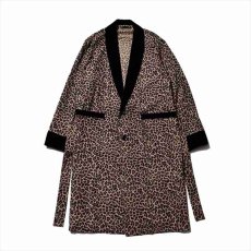 画像1: MINEDENIM Flannel Leopard Gawn (レオパードガウン) (1)