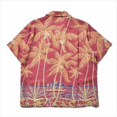 画像2: WACOKO MARIA x MINEDENIM Palm Tree Hawaian Shirt (ハワイアンシャツ) (2)