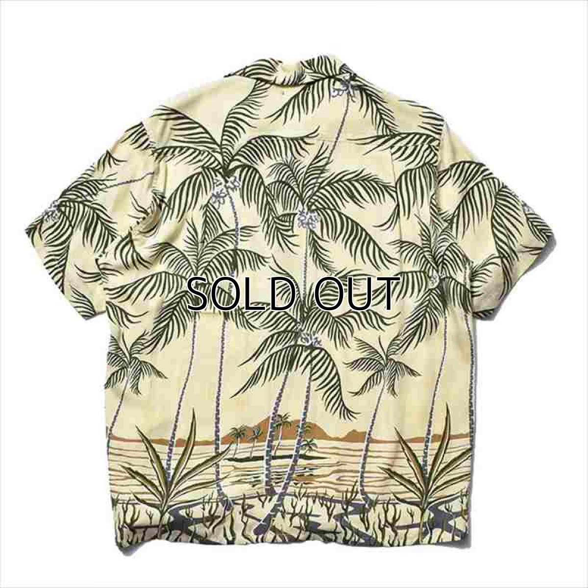 画像2: WACOKO MARIA x MINEDENIM Palm Tree Hawaian Shirt (ハワイアンシャツ) (2)