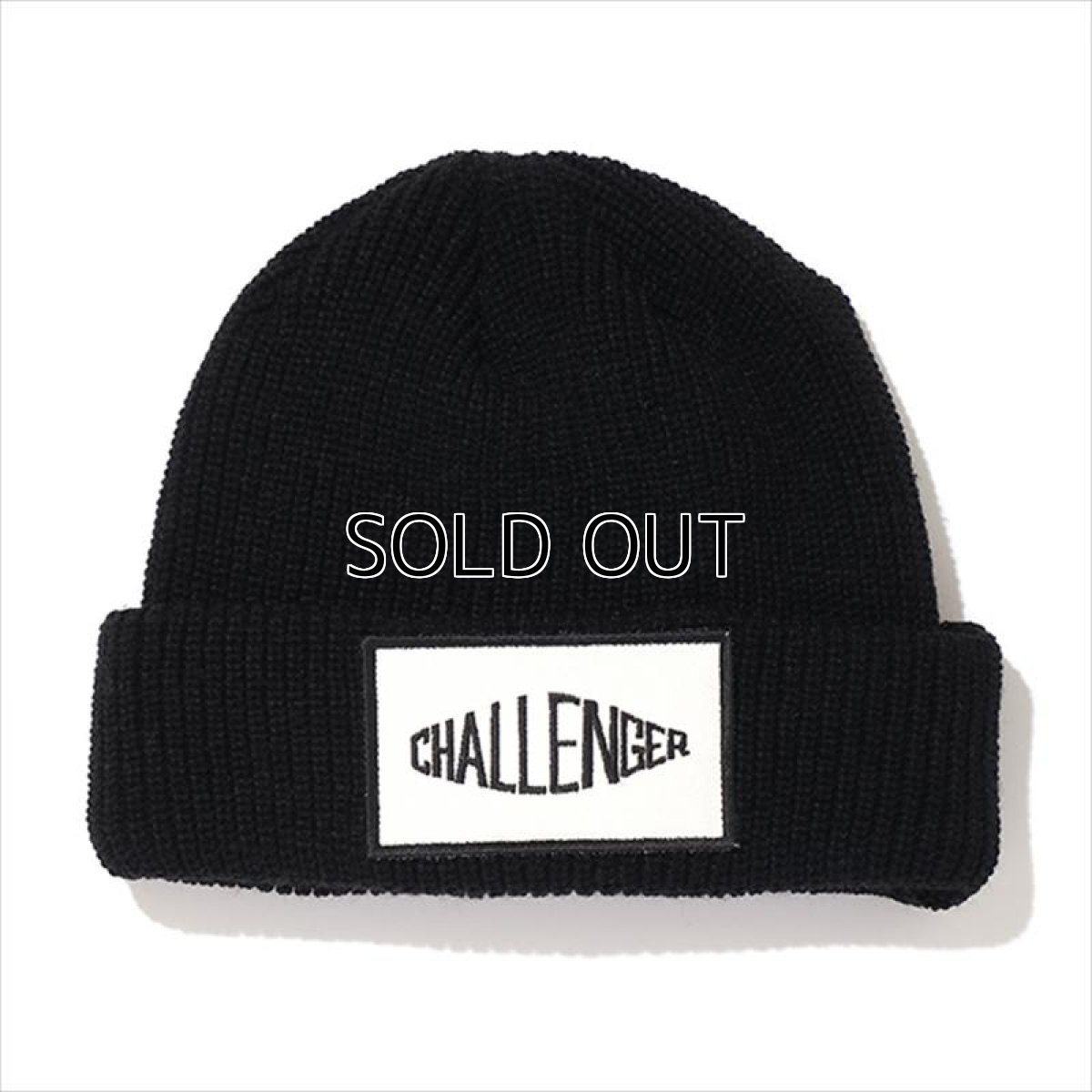 画像1: CHALLENGER Logo Patch Knit Cap (ニットキャップ) (1)