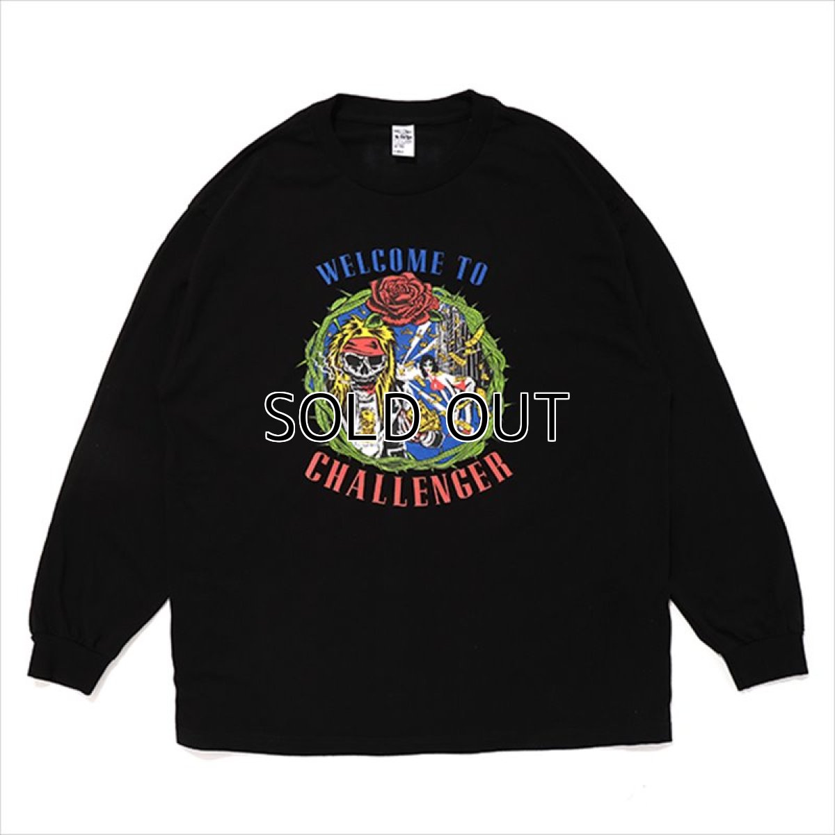 画像1: CHALLENGER L/S Welcome To Challenger Tee (ロングTシャツ) (1)