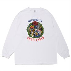 画像1: CHALLENGER L/S Welcome To Challenger Tee (ロングTシャツ) (1)