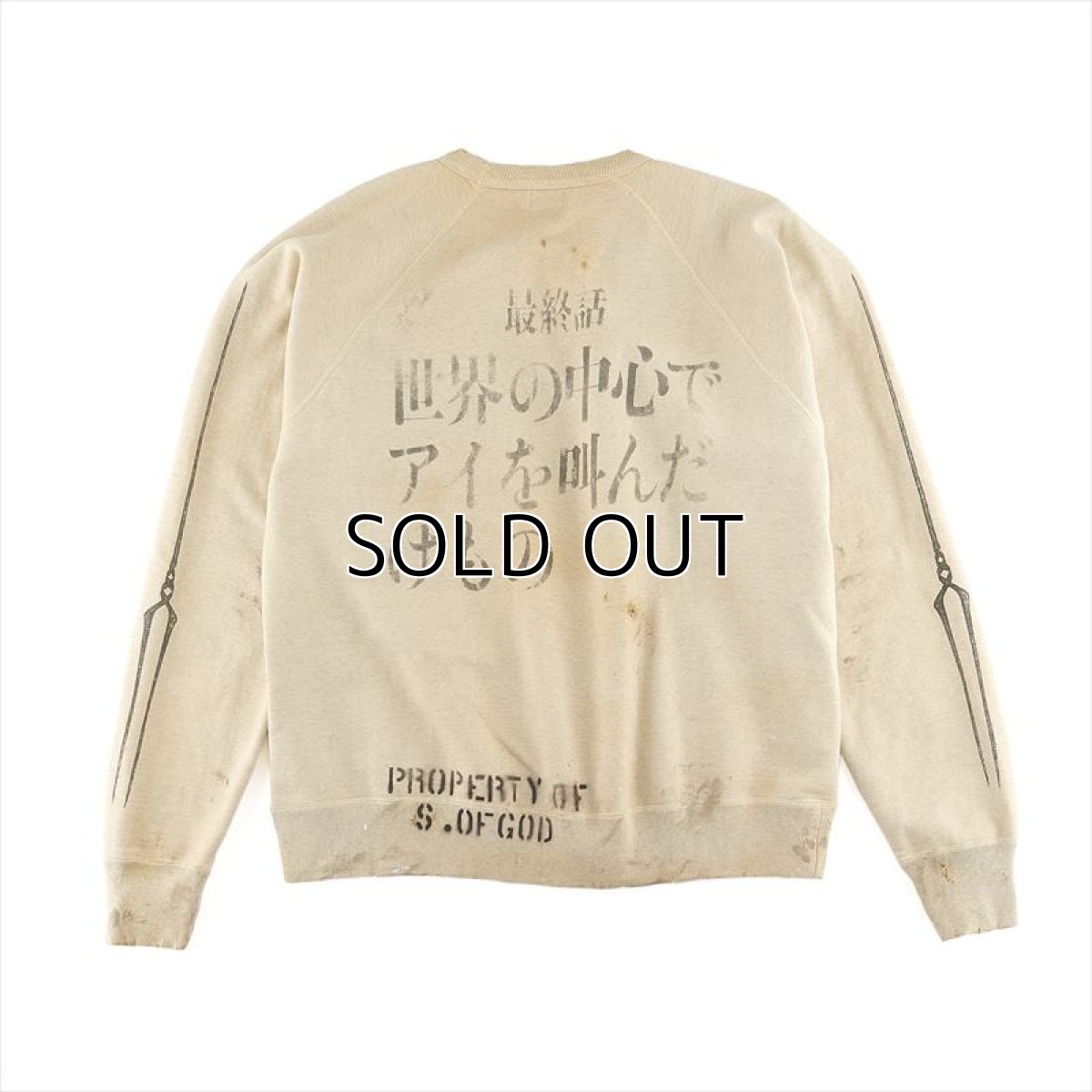 画像5: ©SAINT Mxxxxxx EVANGELION Sweat Shirt Gray (スウェット) (5)